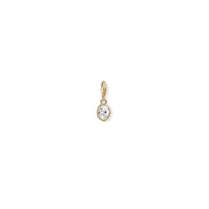 Thomas Sabo White Stone Charm