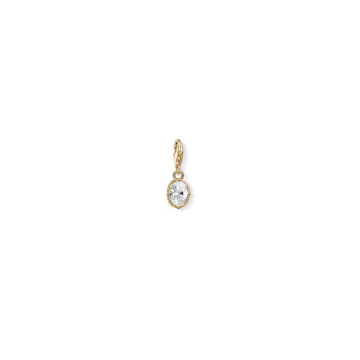 Thomas Sabo White Stone Charm