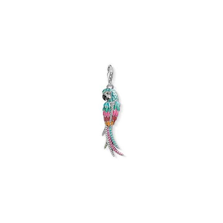 Thomas Sabo Silver Multi Enamel Parrot Charm