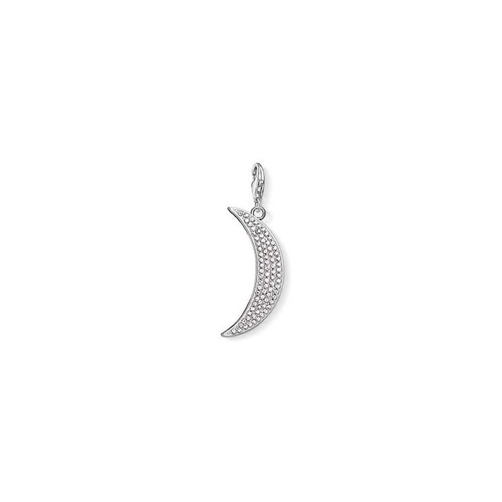 Thomas Sabo Pave Moon Charm