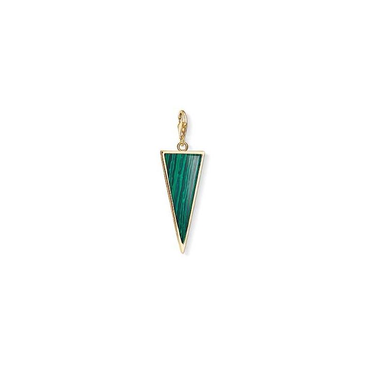 Thomas Sabo Green Triangle Charm