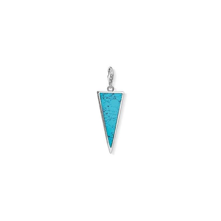 Thomas Sabo Turquoise Triangle Charm Pendant