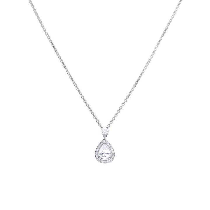 Diamonfire Pear Shaped Cubic Zirconia Pendant