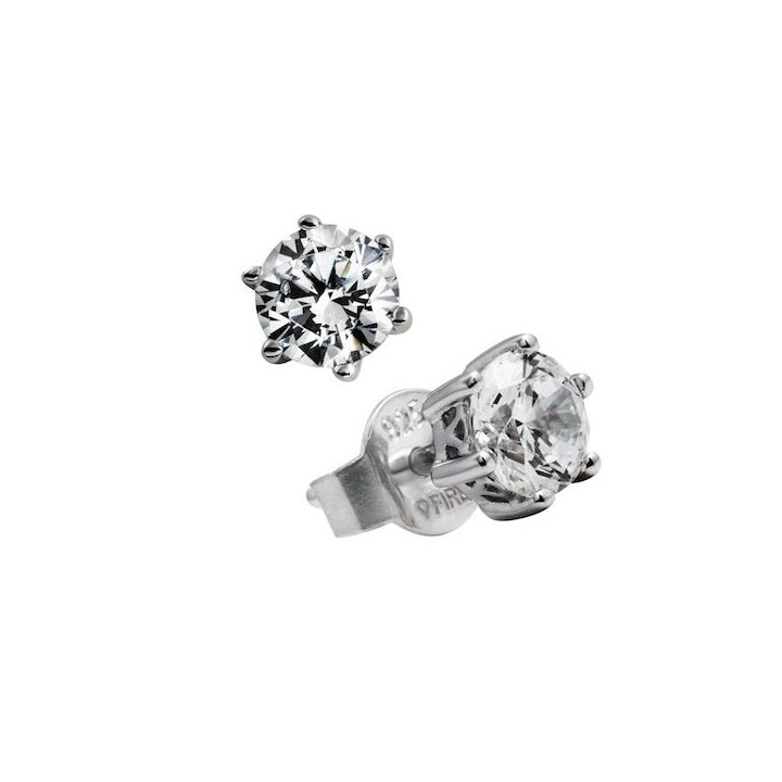 Diamonfire 0.50ct Silver Cubic Zirconia Stud Earrings