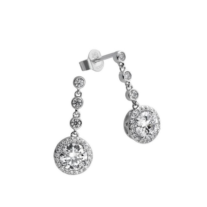 Diamonfire Cubic Zirconia Drop Earrings