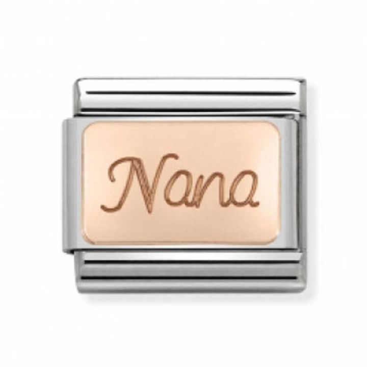 Nomination Steel & Rose Gold Nana Charm