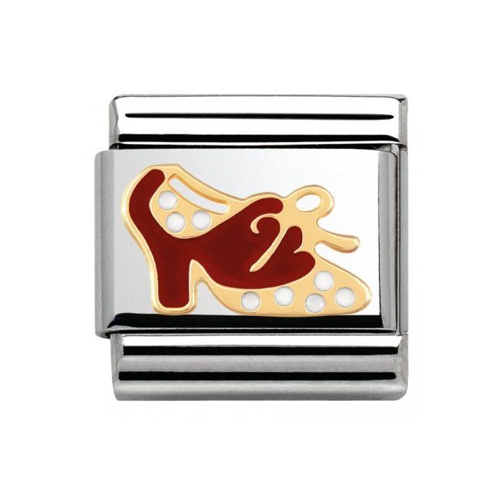 Classic Madame And Monsieur Red Shoe Charm