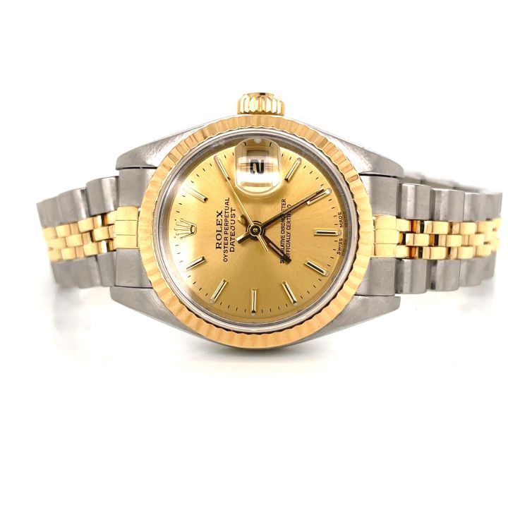 Pre Owned Rolex Steel & Gold Lady Datejust Watch