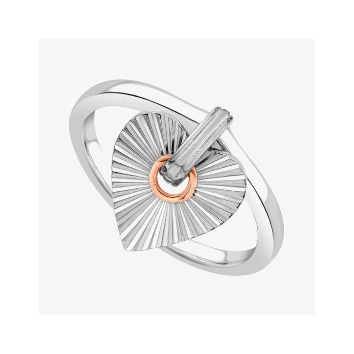 Clogau Cariad Horizon Heart Ring