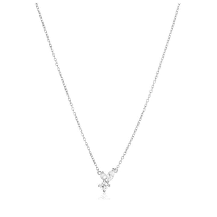 Sif Jakobs Pearl & Cubic Zirconia Tre Necklace