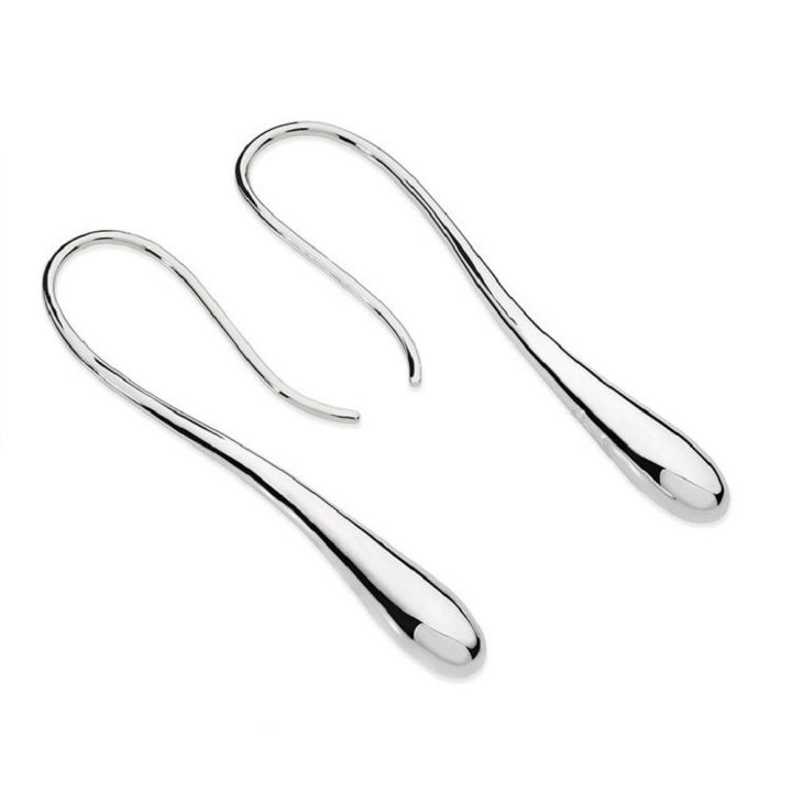 Lucy Quartermaine Silver Solid Srop Earrings