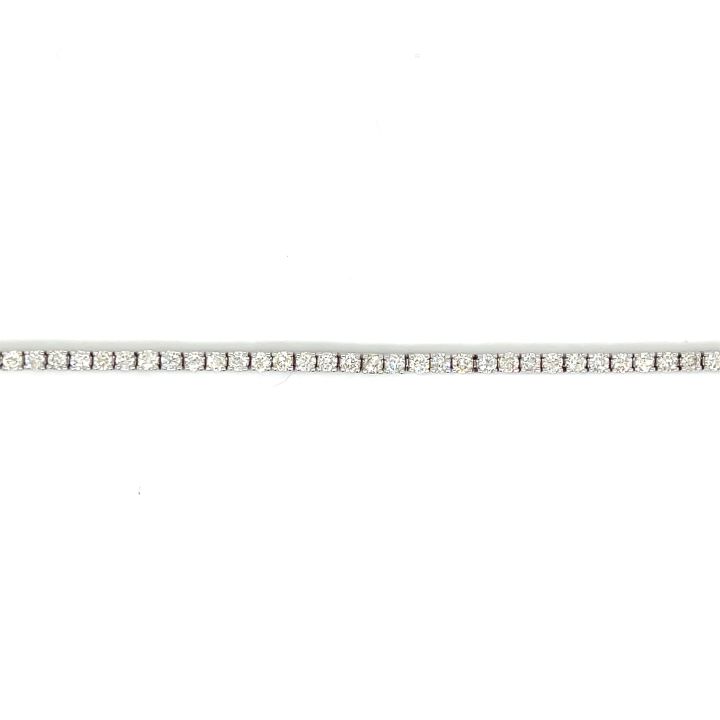 9ct White Gold 2.00ct Diamond Bracelet