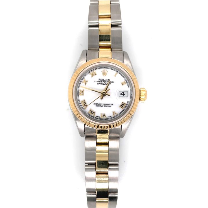 Pre Owned Rolex Lady Two Colour Datejust Watch