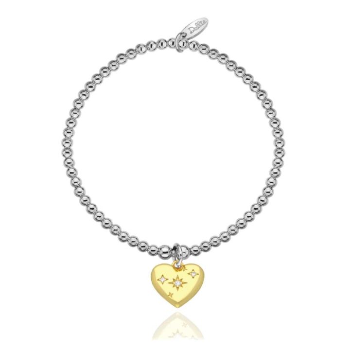 Dollie Auriela Golden Heart Bracelet