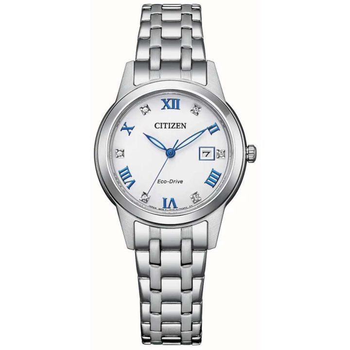 Citizen Ladies Silhouette Crystal Eco-Drive White Dial