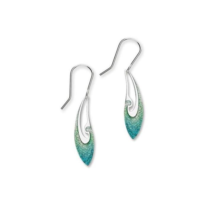 Ortak Sterling Silver Bali Tundra Drop Earrings