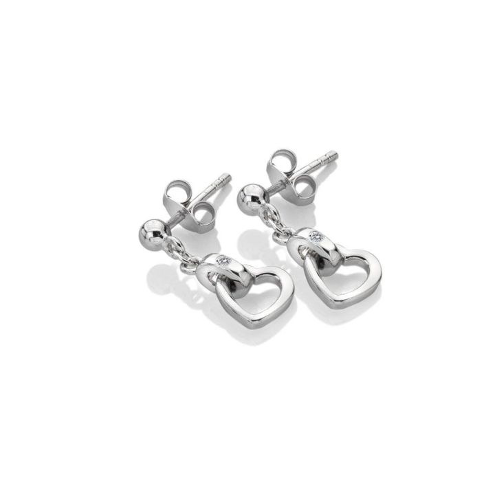 Hot Diamonds Trio Heart Drop Earrings