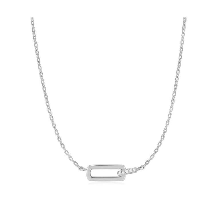 Ania Haie Silver Glam Interlocking Necklace