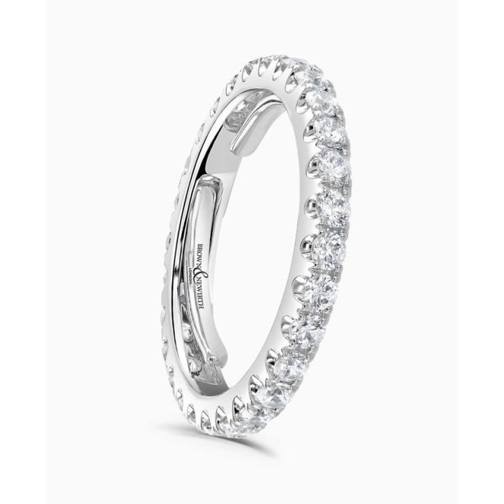 Platinum Evolution Full Diamond Eternity Ring