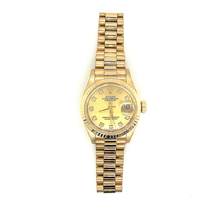 Pre Owned 18ct Rolex Lady Datejust Watch