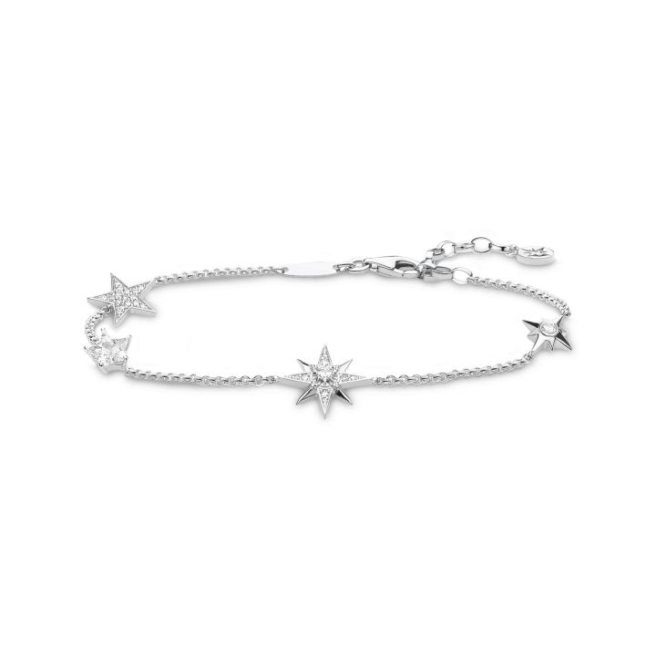 Thomas Sabo Silver And Cubic Zirconia Bracelet