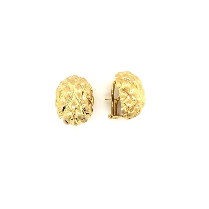 Pre Owned 18ct Yellow Gold Acorn Earrings