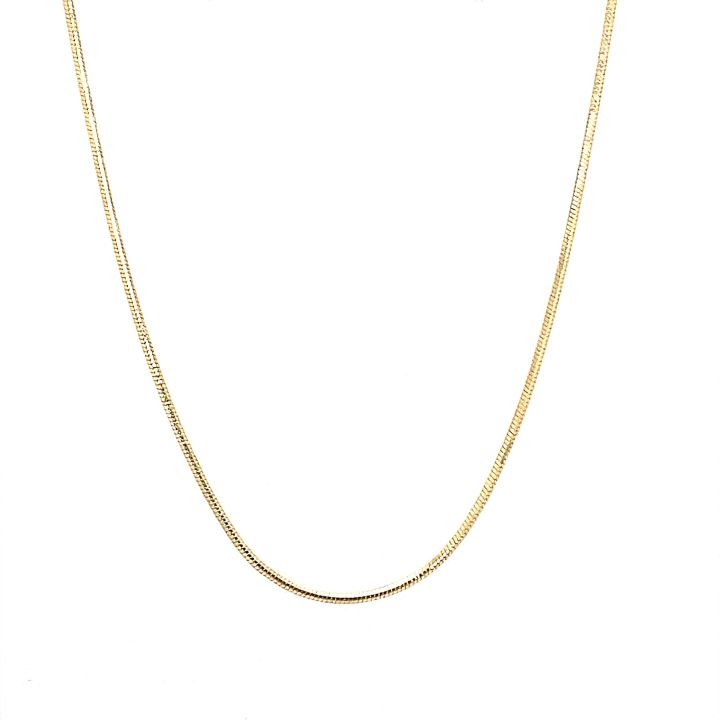 Pre Owned 18ct Yellow Gold Snake Chain