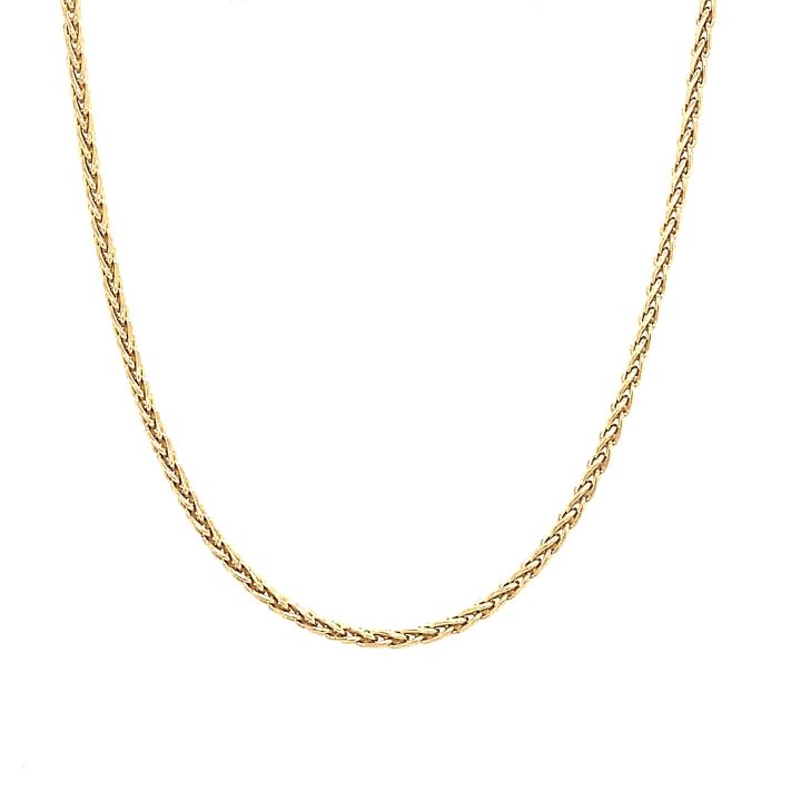 Pre Owned 18ct Yellow Gold Spiga Chain