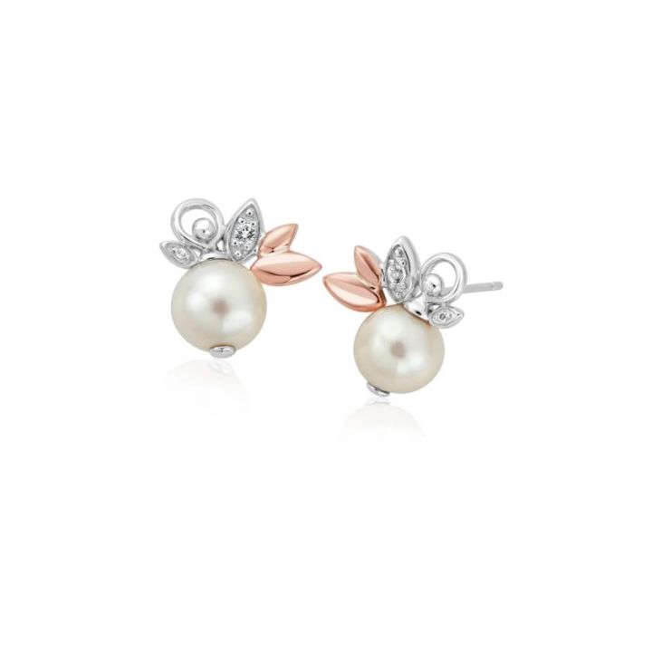 Clogau Lily of the Valley Pearl Earrings