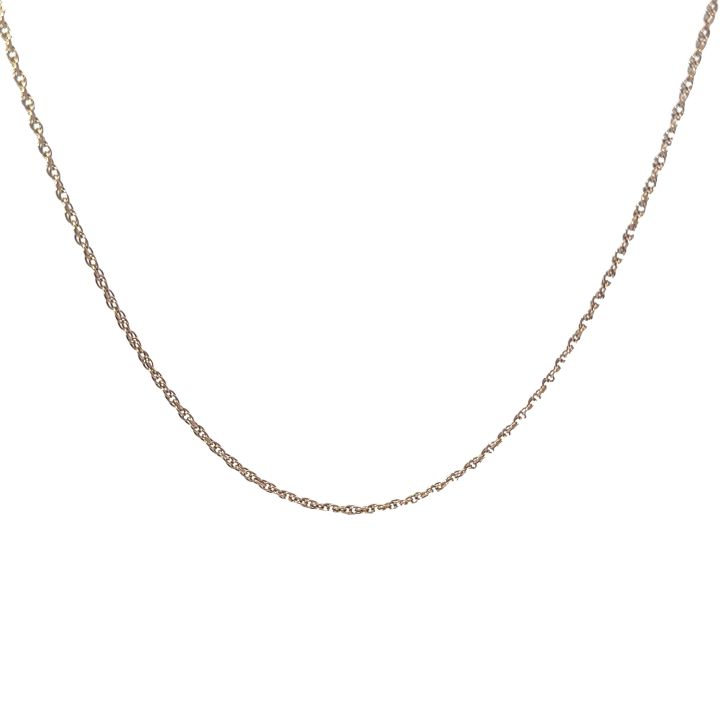 Pre Owned 9ct Yellow Gold 51cm Triple Link Chain