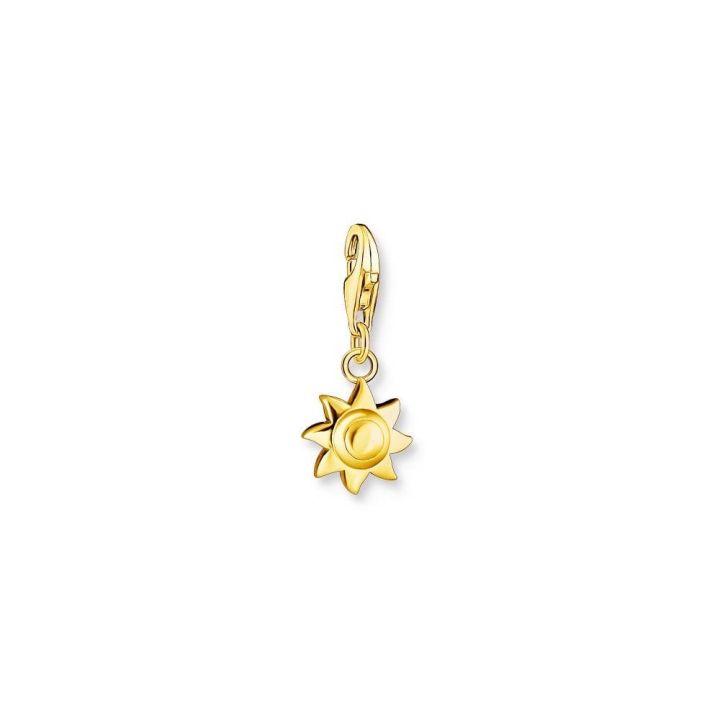 Thomas Sabo Gold Plated Sun Charm