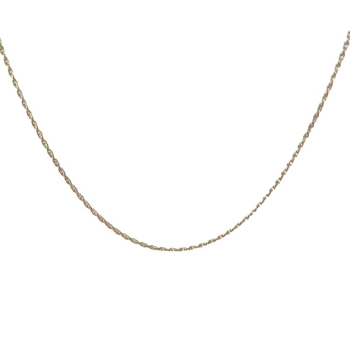 Pre Owned 9ct Yellow Gold Triple Link Chain 51cm