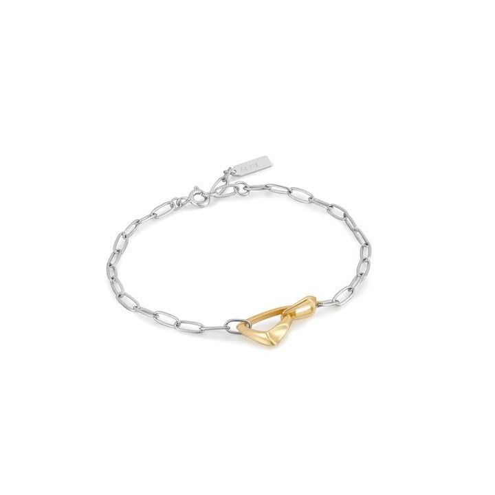 Ania Haie Silver & Gold Plated Arrow Chain Bracelet