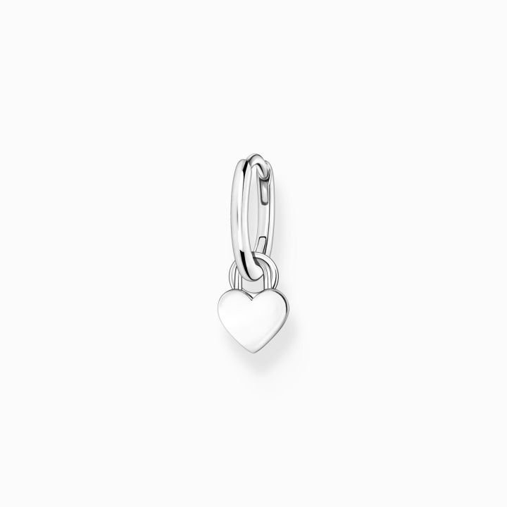 Thomas Sabo Silver Heart Charm Earrings