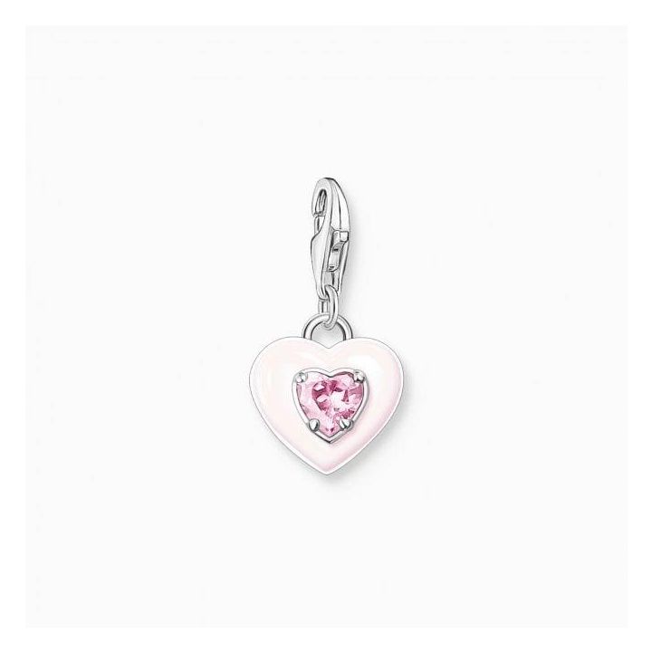 Thomas Sabo Pink Heart Charm