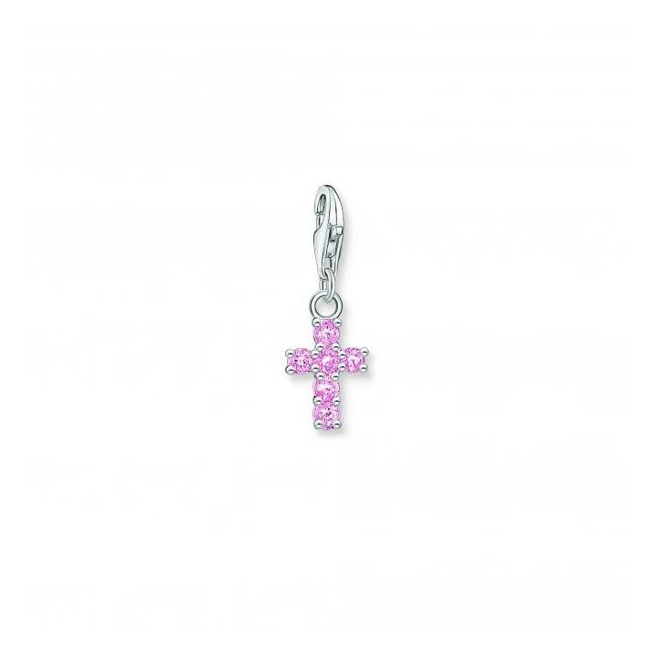 Thomas Sabo Pink Cross Charm