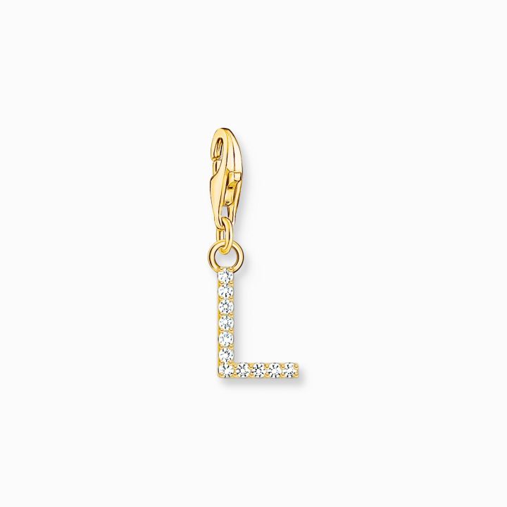 Thomas Sabo Gold Plated Initial L Charm
