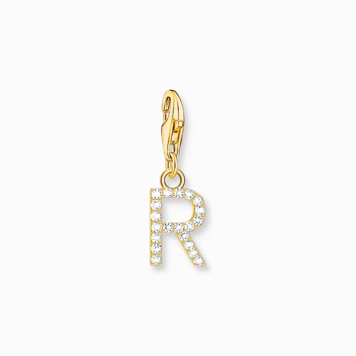 Thomas Sabo Gold Plated Initial R Charm