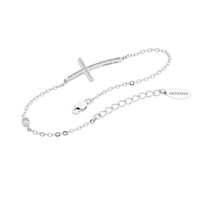 Georgini Silver Cross Bracelet