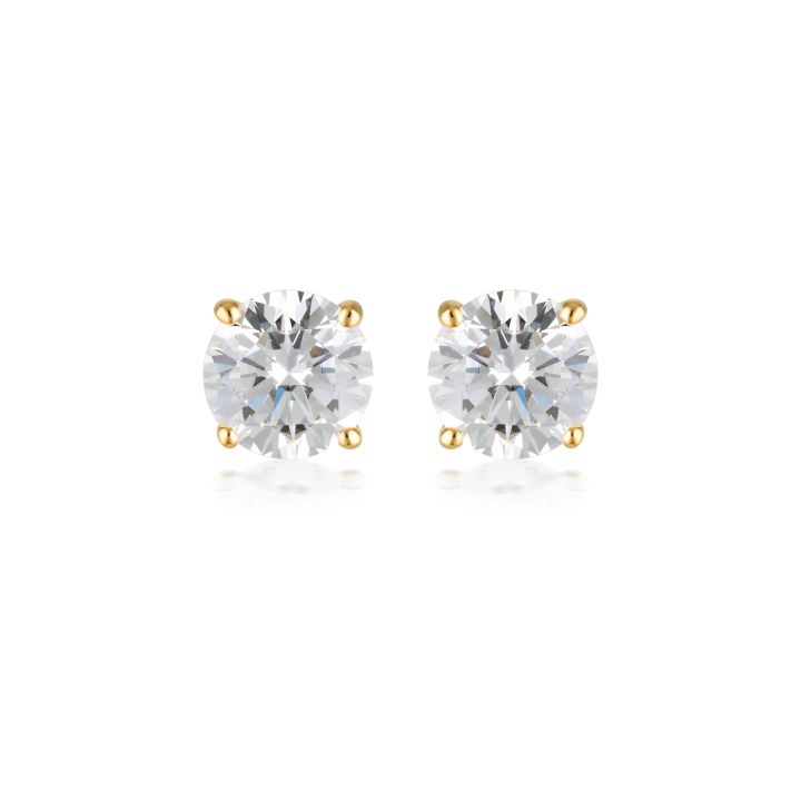 Georgini Gold Plated Cubic Zirconia Earrings