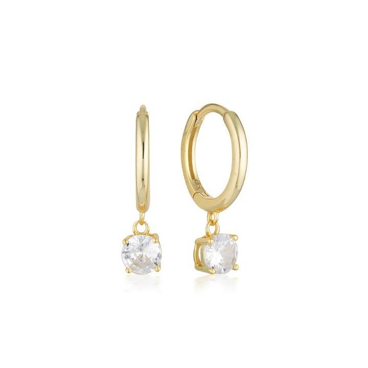 Georgini Gold Plated Bria Hoop Earrings