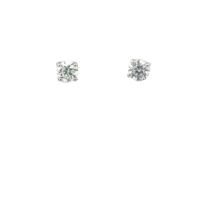 18ct White Gold 1.00ct Diamond Stud Earrings