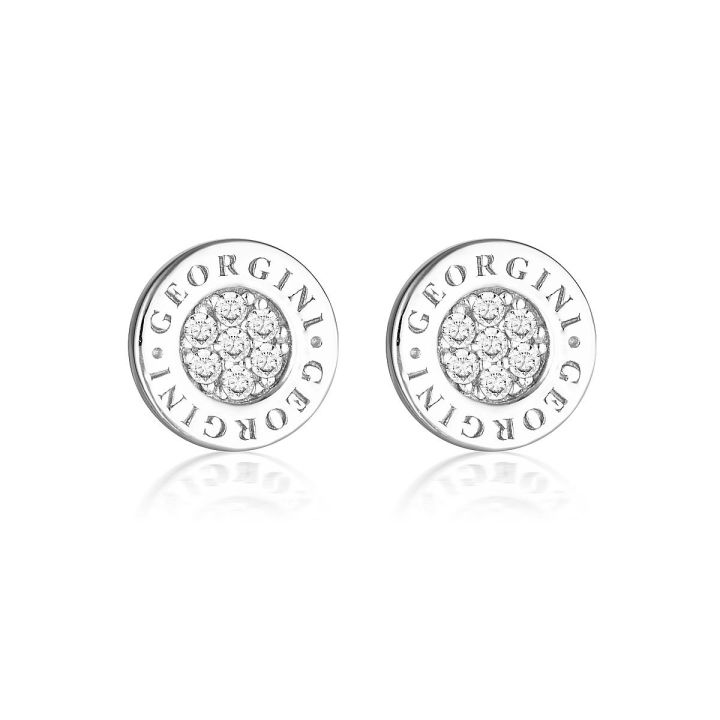 Georgini Silver Reflection Signature Stud Earrings