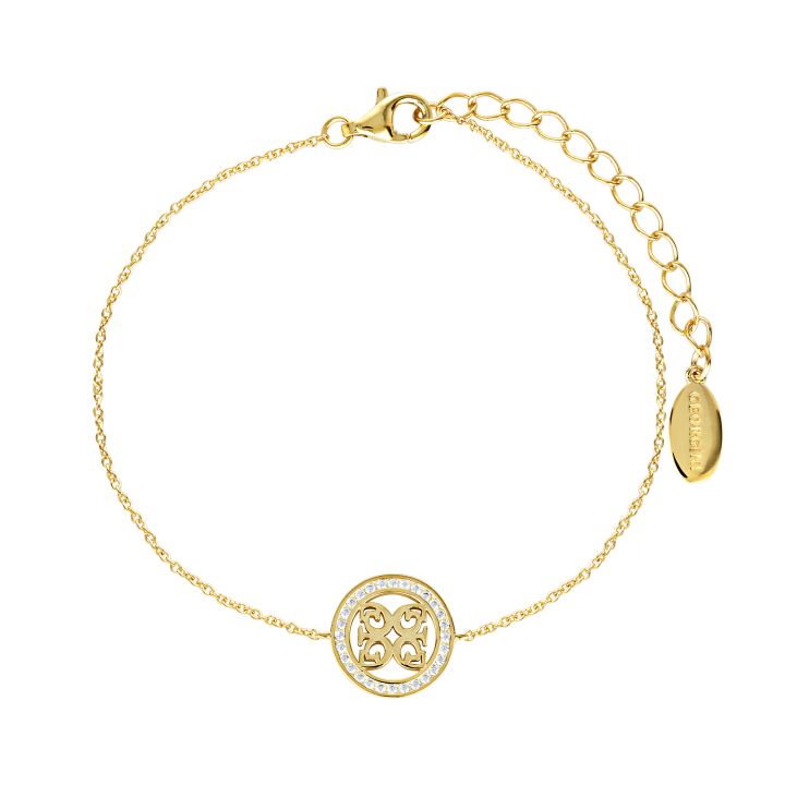 Georgini Gold Plated Signature Medallion Bracelet