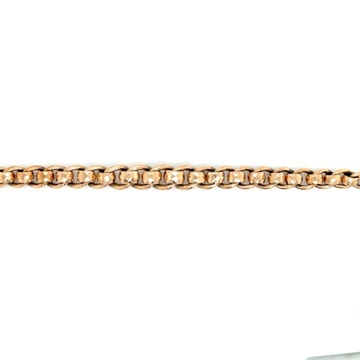 Pre Owned 9ct Rose Gold Roller Ball Bracelet