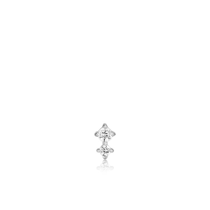 Ania Haie Silver Double Sparkle Barbell Single Earring