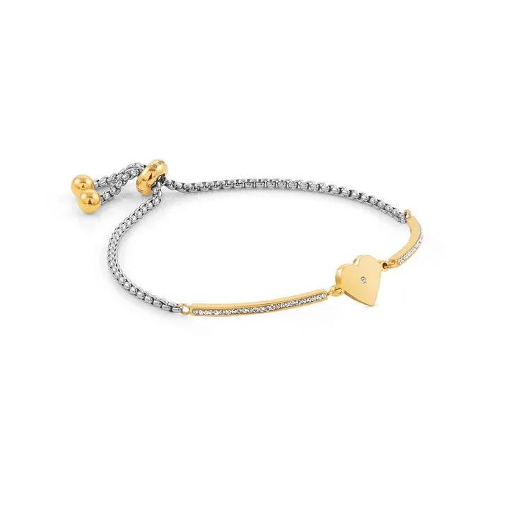 Nomination Milleluci Golden PVD Heart Bracelet