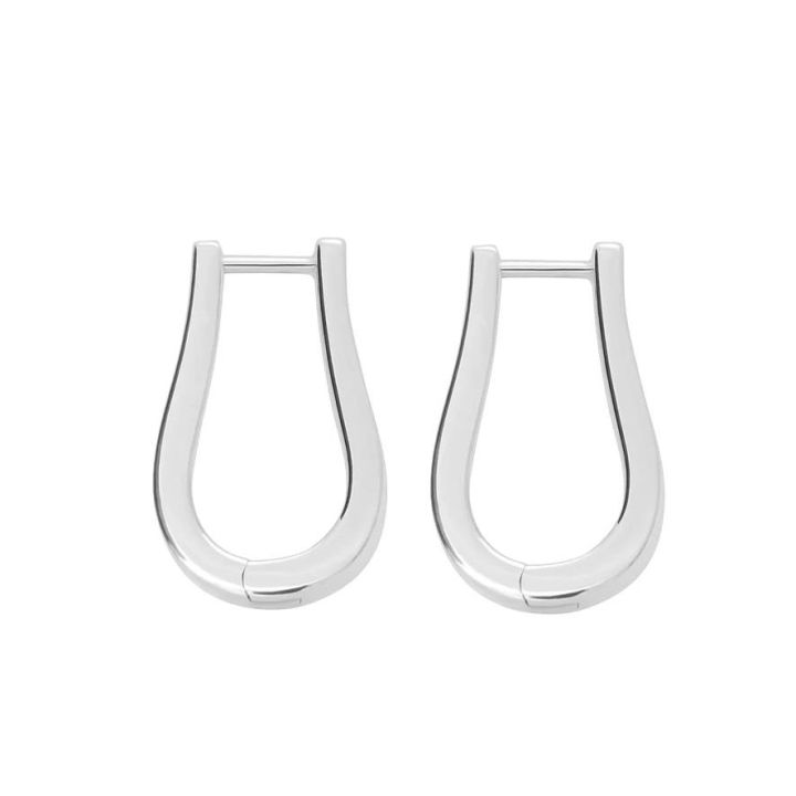 Lucy Quartermaine Petal Medium Hoop Earrings