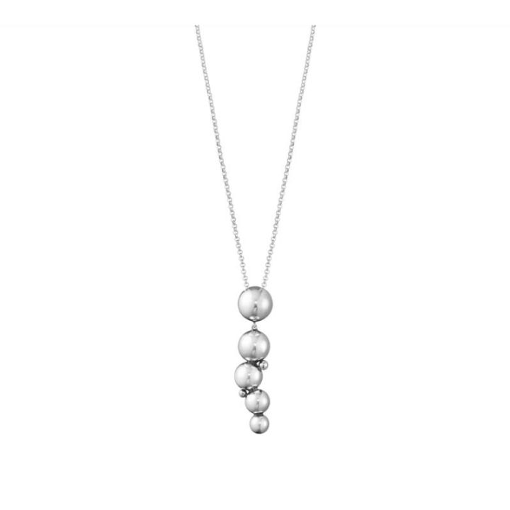 Georg Jensen Silver Moonlight Grapes Pendant