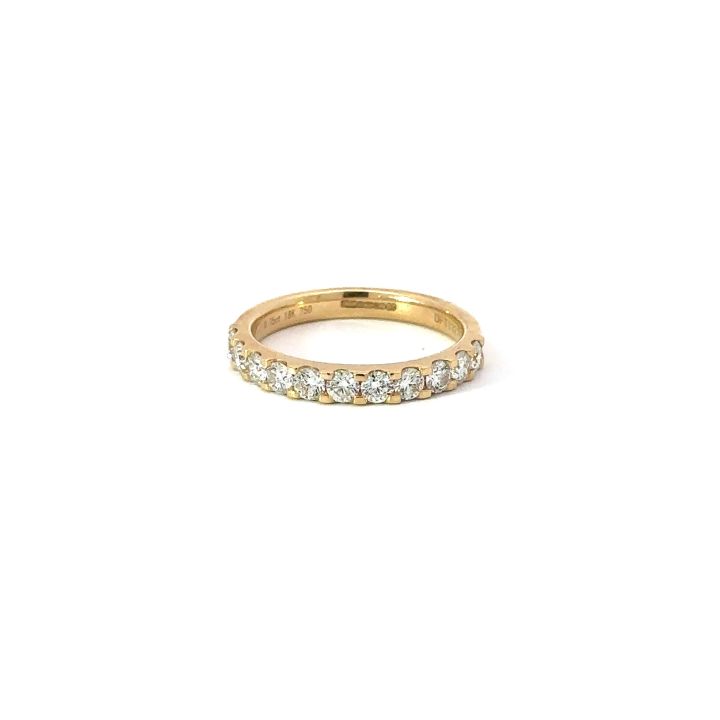 18ct Yellow Gold 0.75ct Diamond Set Ring